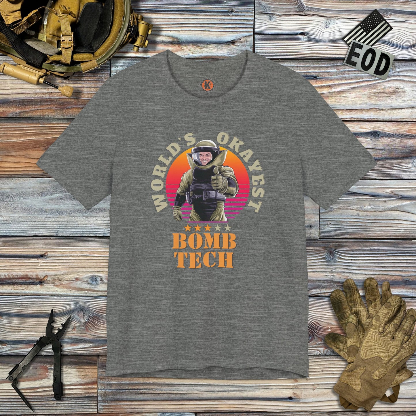 World's Okayest Bomb Tech (MK 2 Mod 1) T-Shirt
