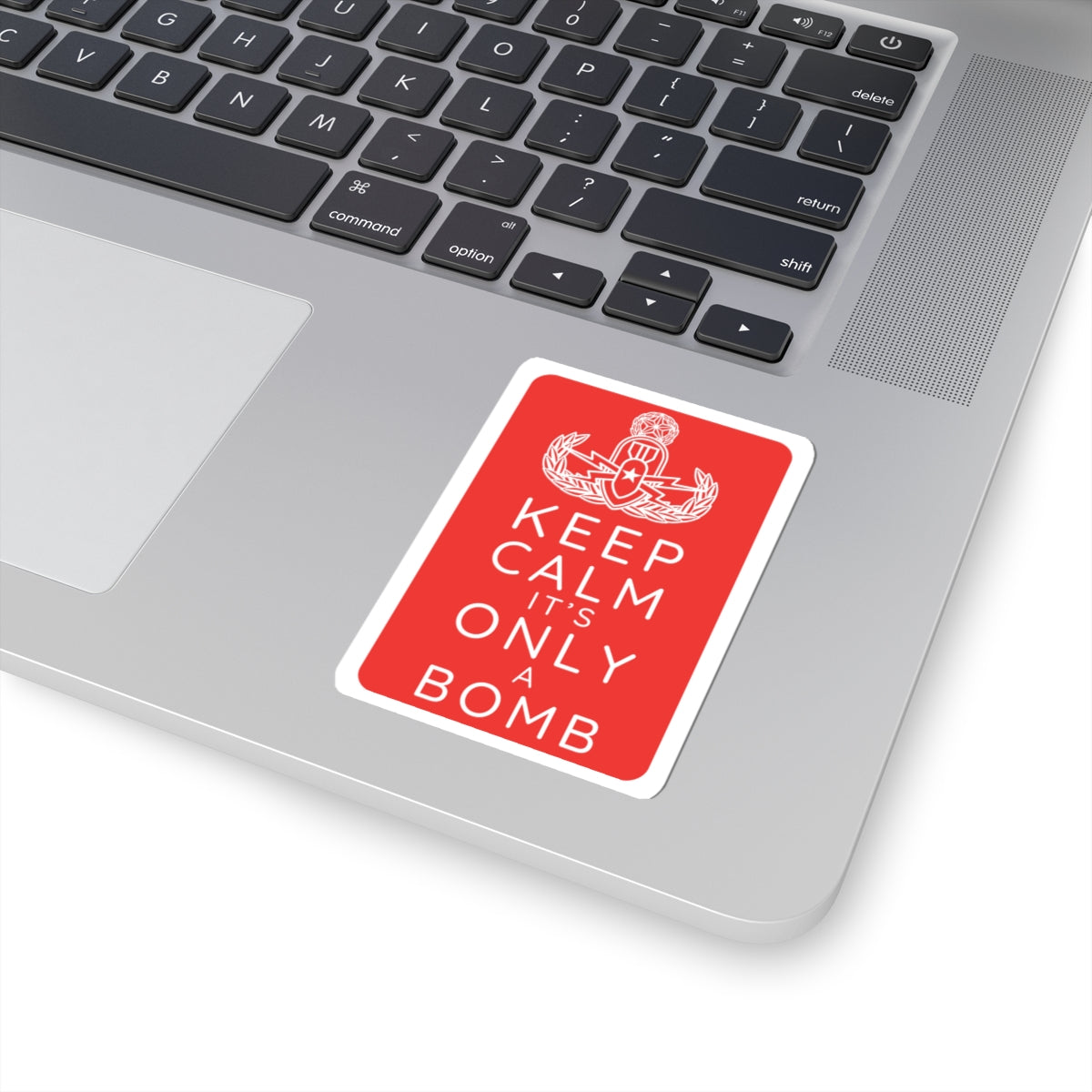 Keep Calm (Red) Sticker