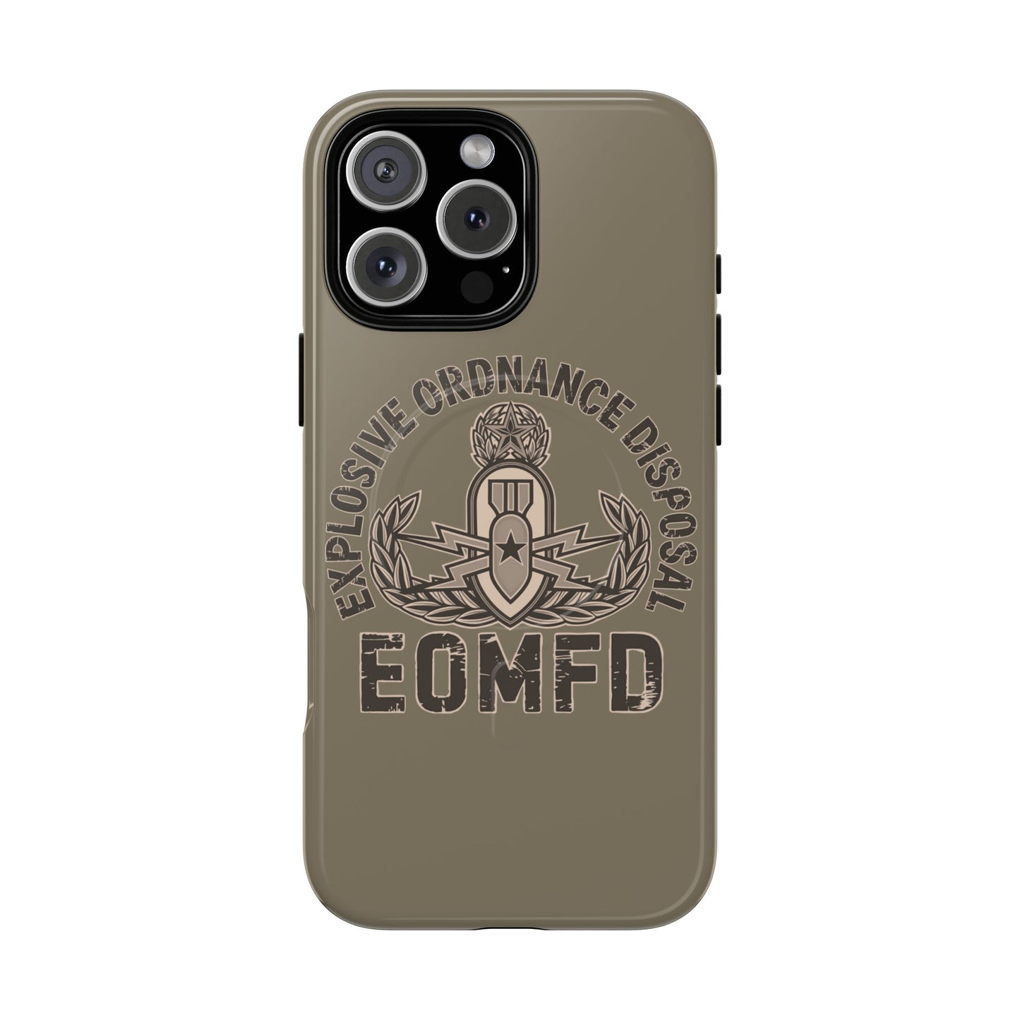Subdued EOMFD Crab Tough Magnetic iPhone Case