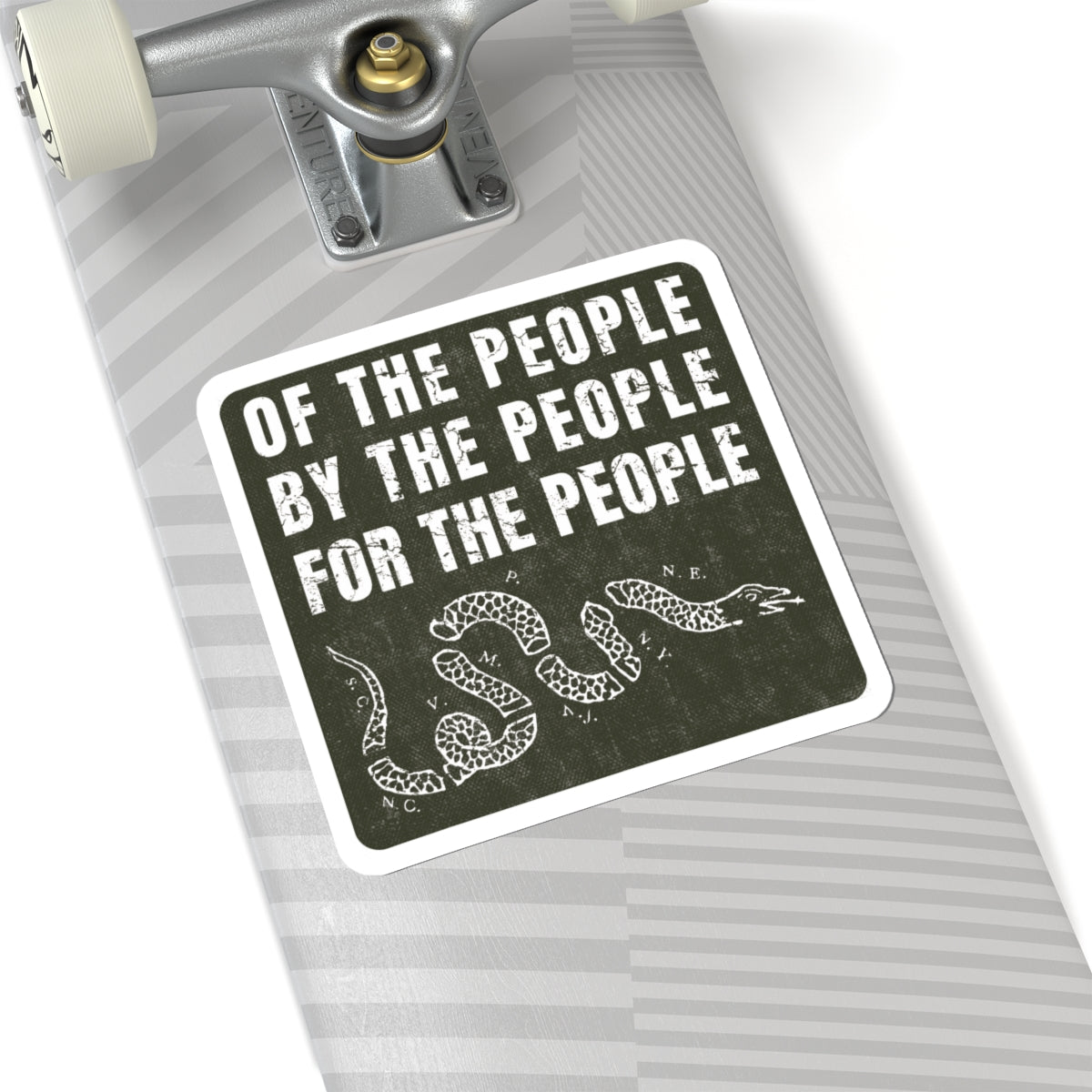 Of, By, and For the People Sticker