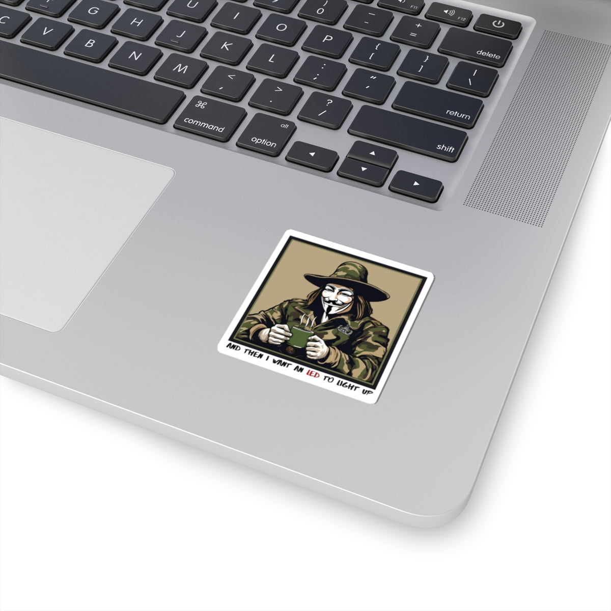 What the Fawkes Says (LED) Sticker
