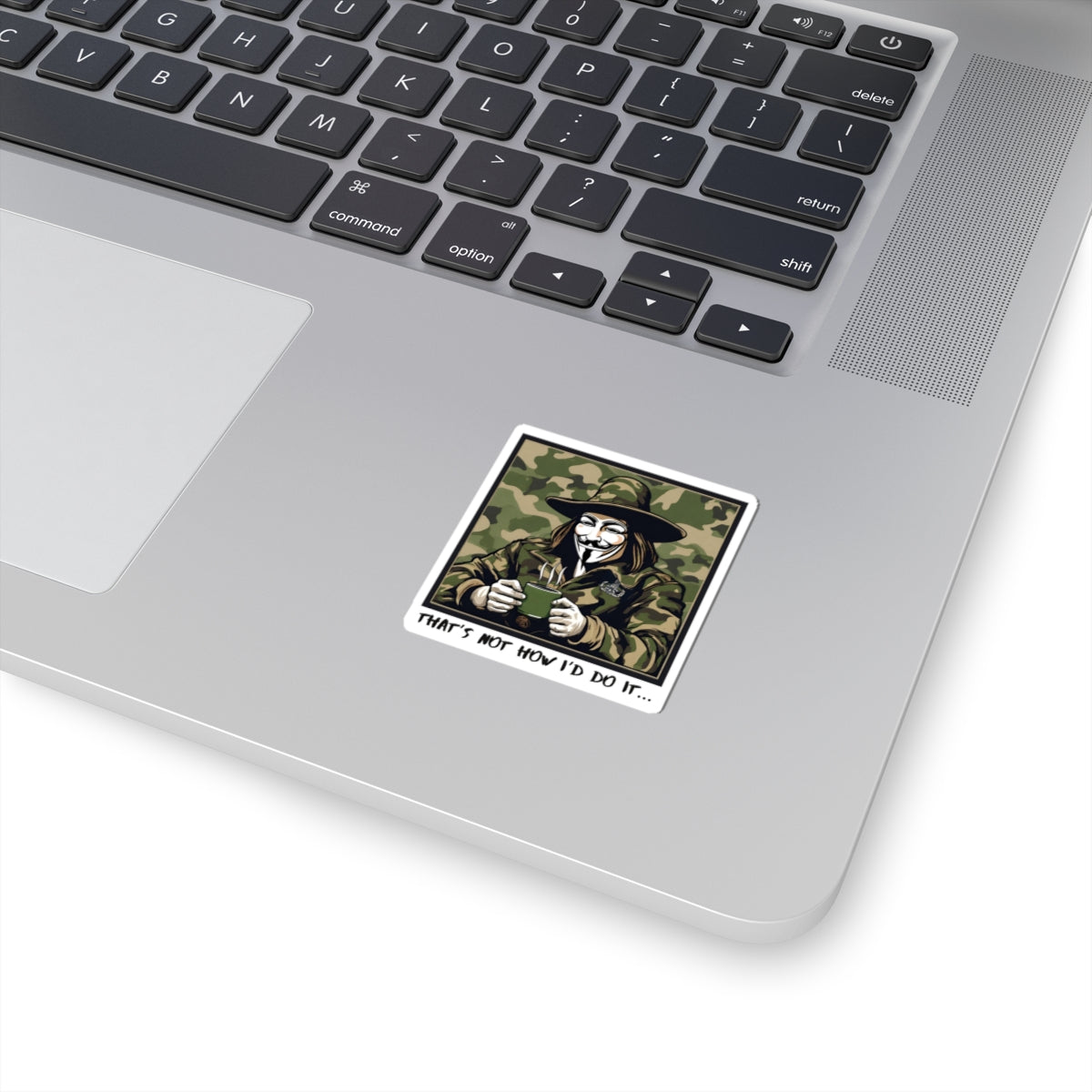 What the Fawkes Says (Camo) Sticker