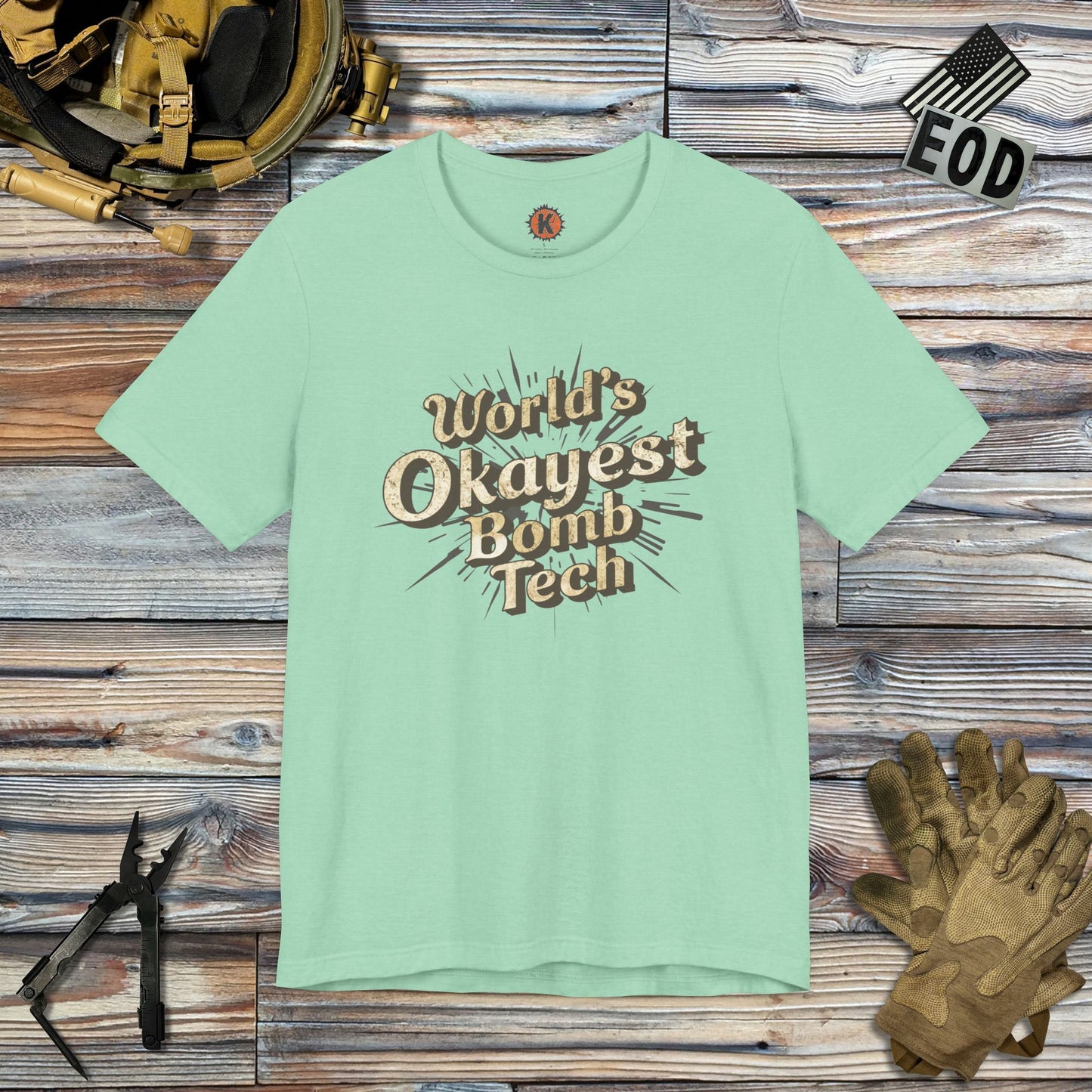 World's Okayest Bomb Tech (MK 1) T-Shirt