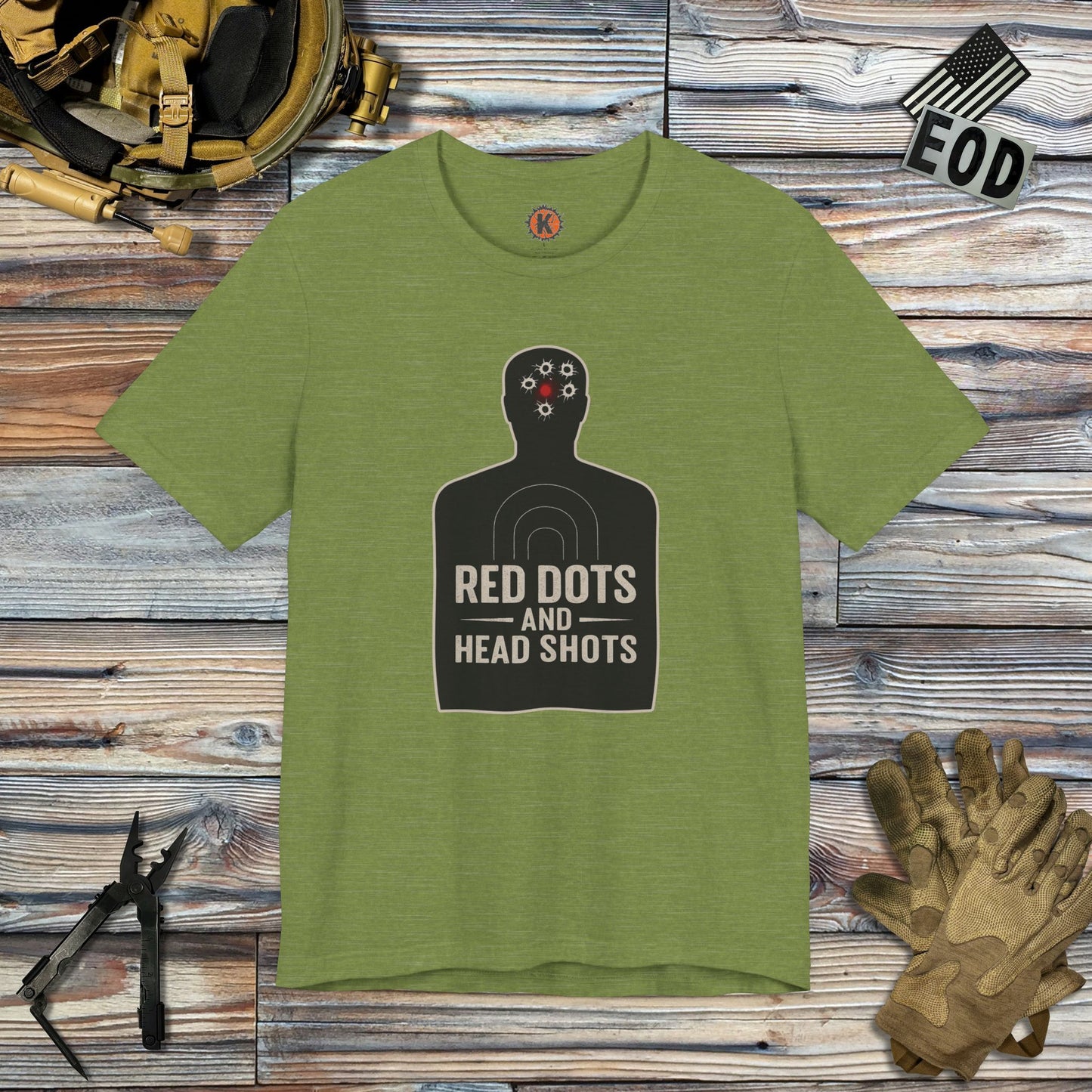 Red Dots and Head Shots T-Shirt