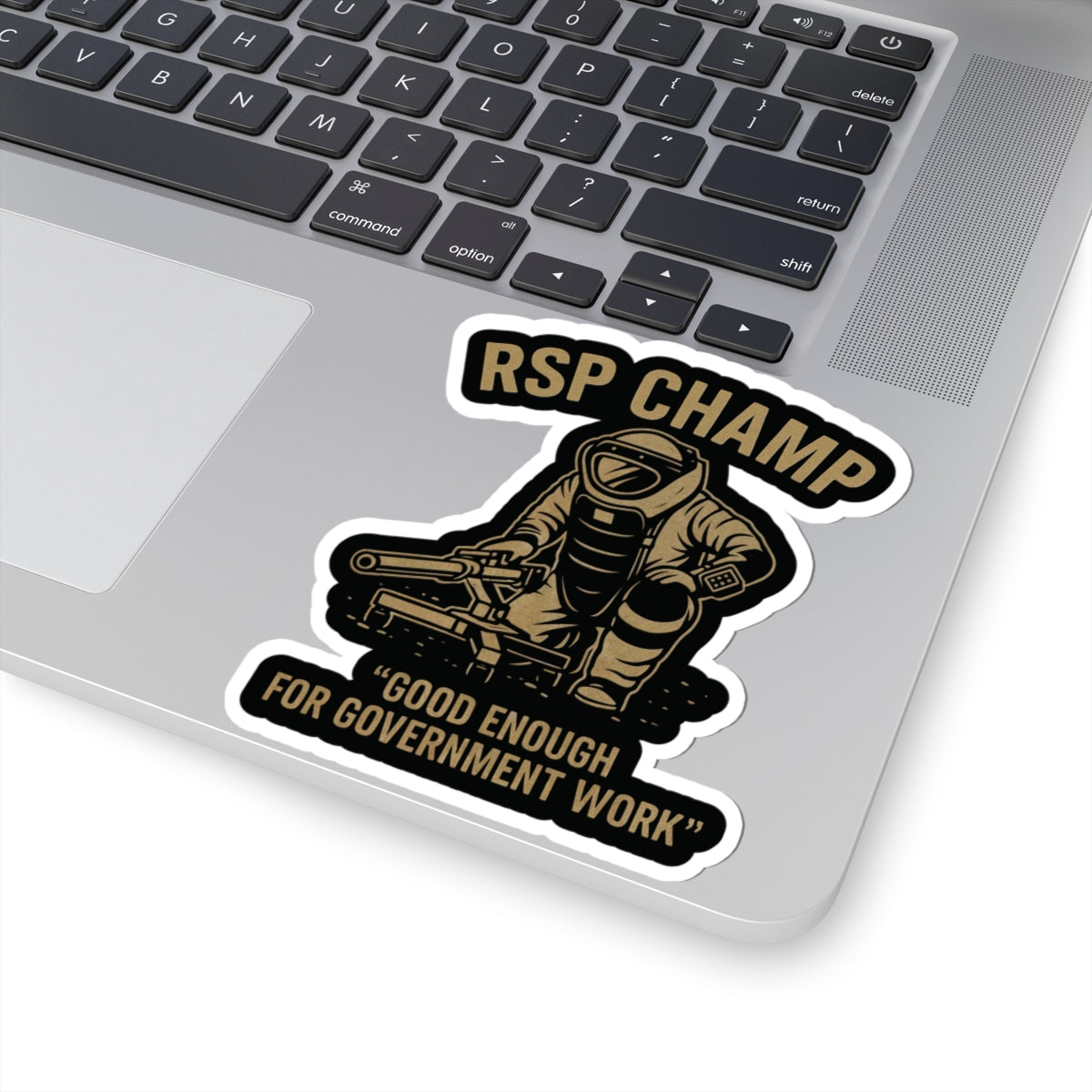 RSP Champ (Tan) Sticker