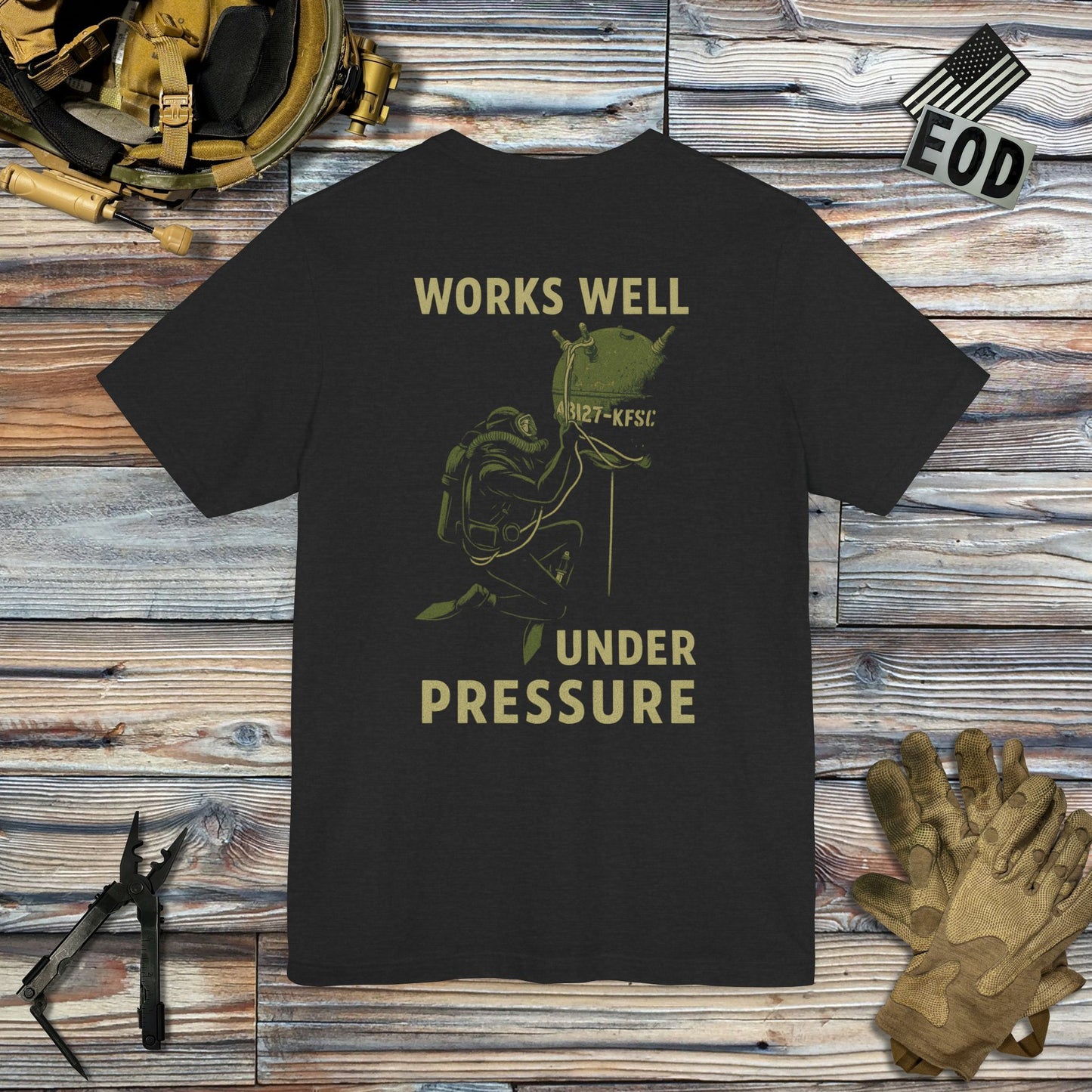Under Pressure (Back Print) T-Shirt