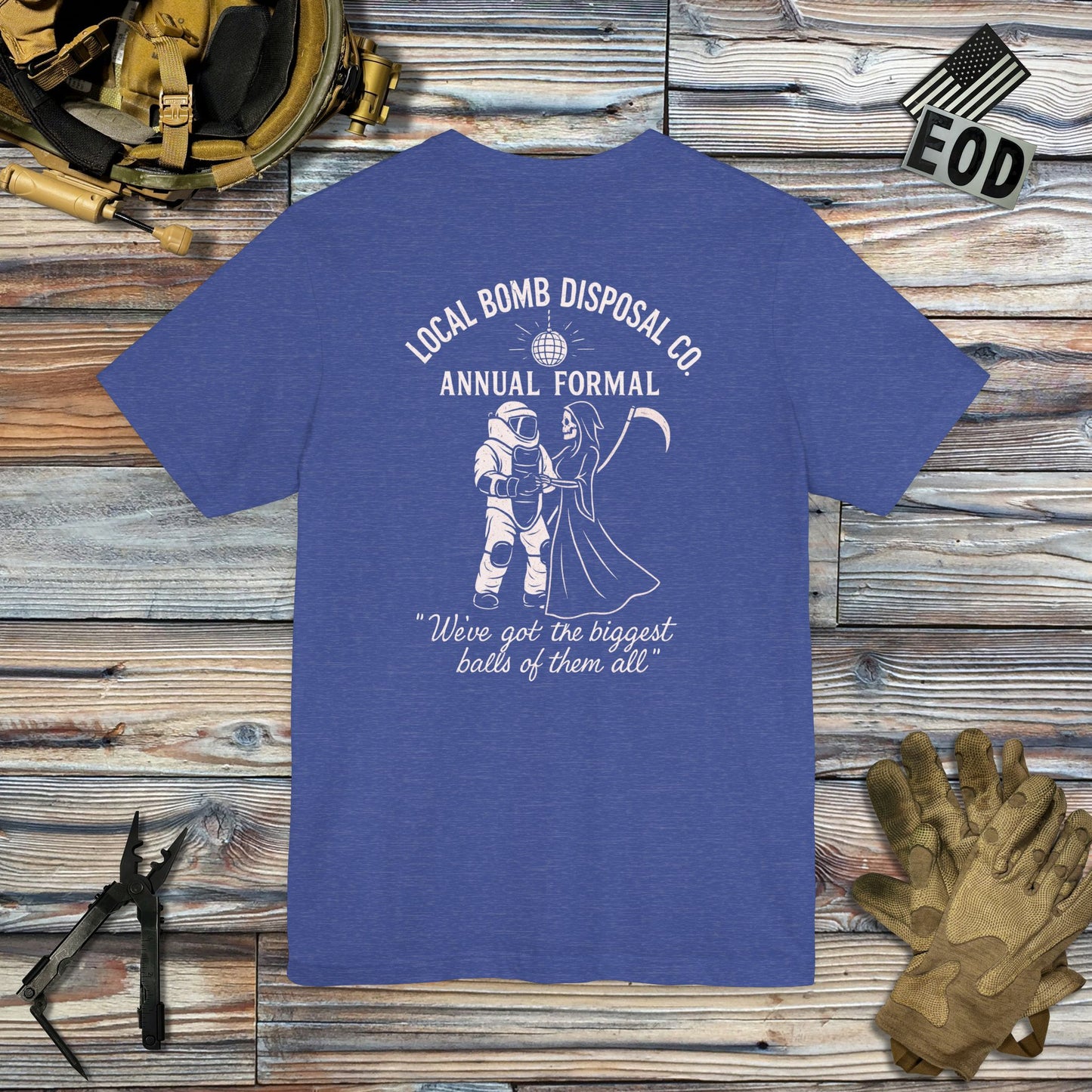 Bomb Disposal Formal (Back Print) T-Shirt