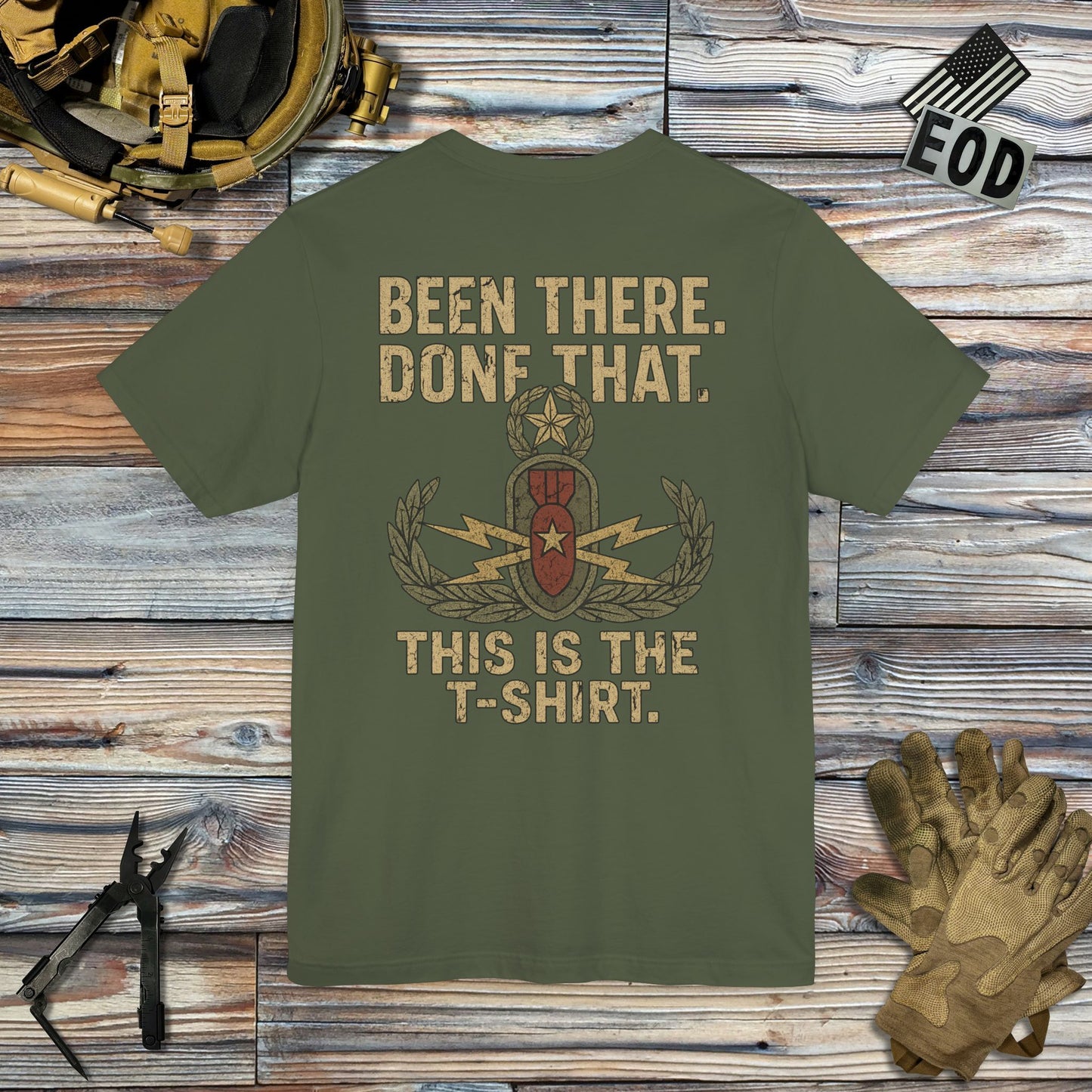 Been There Done That Crab (Back Print) T-Shirt