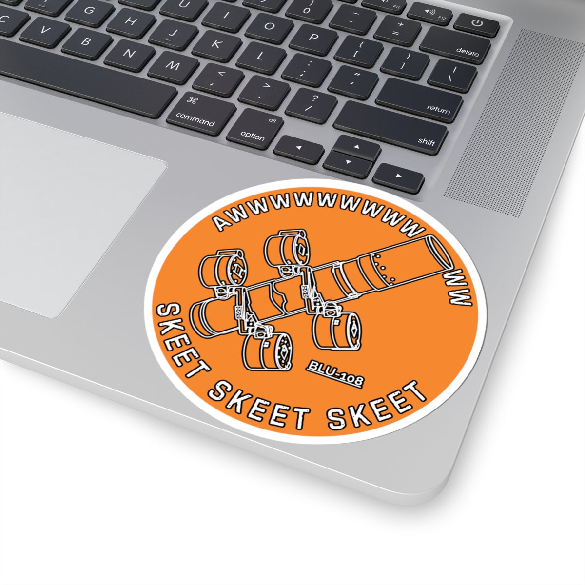 Skeet Skeet Skeet (Orange) Sticker