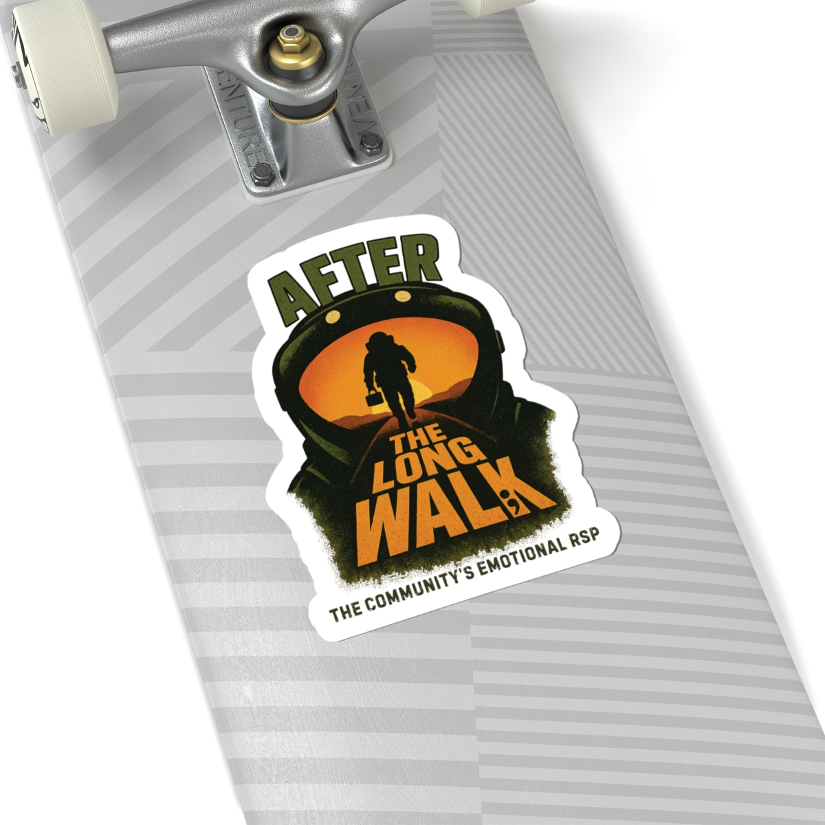 After the Long Walk Sticker