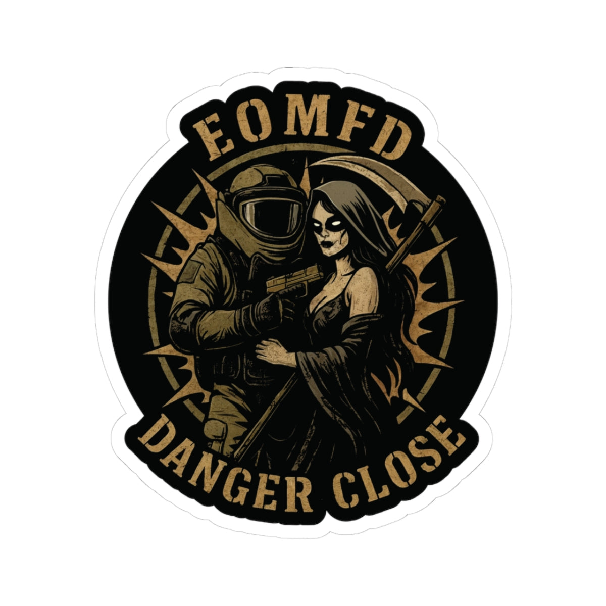 Danger Close Sticker