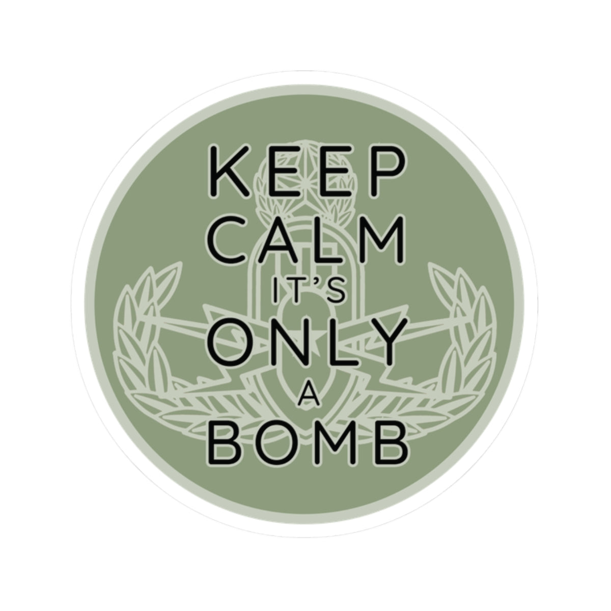 Keep Calm (Round) Sticker