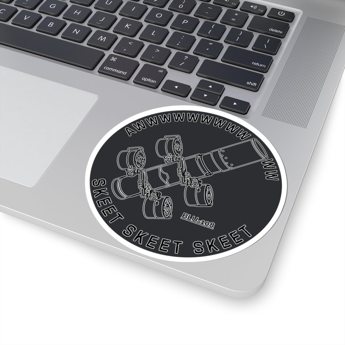 Skeet Skeet Skeet (Black) Sticker