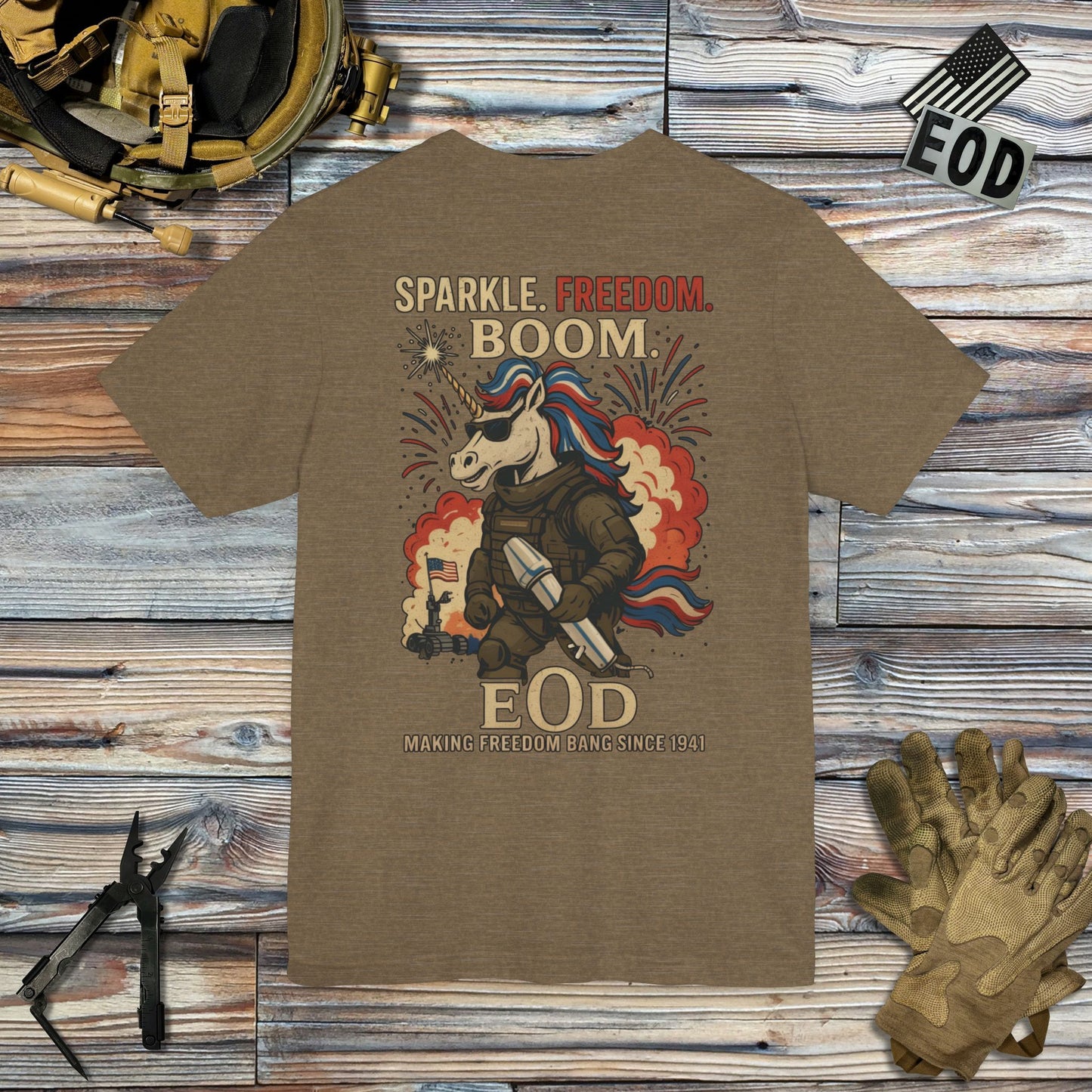 Sparkle Freedom JROD (Back Print) T-Shirt
