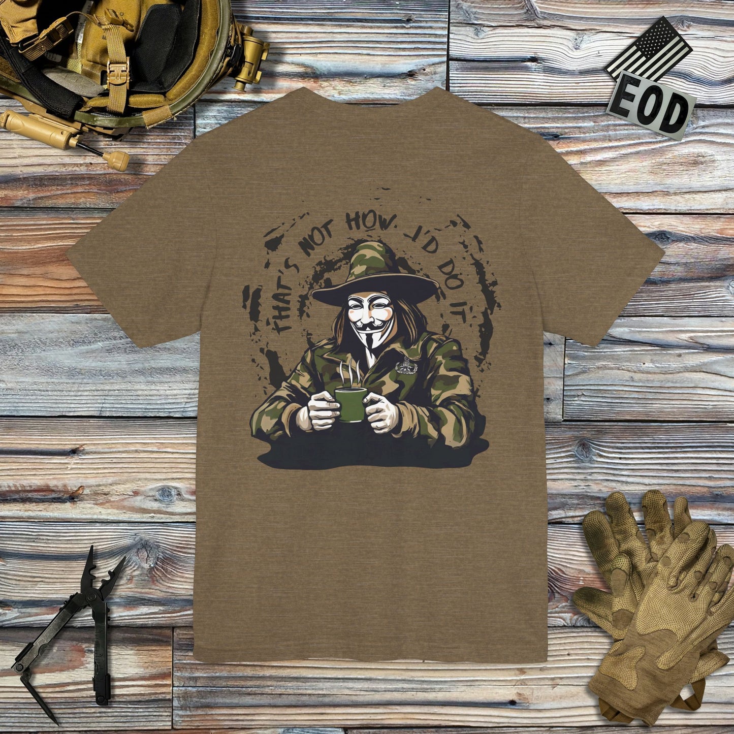 What the Fawkes Says (Back Print) T-Shirt
