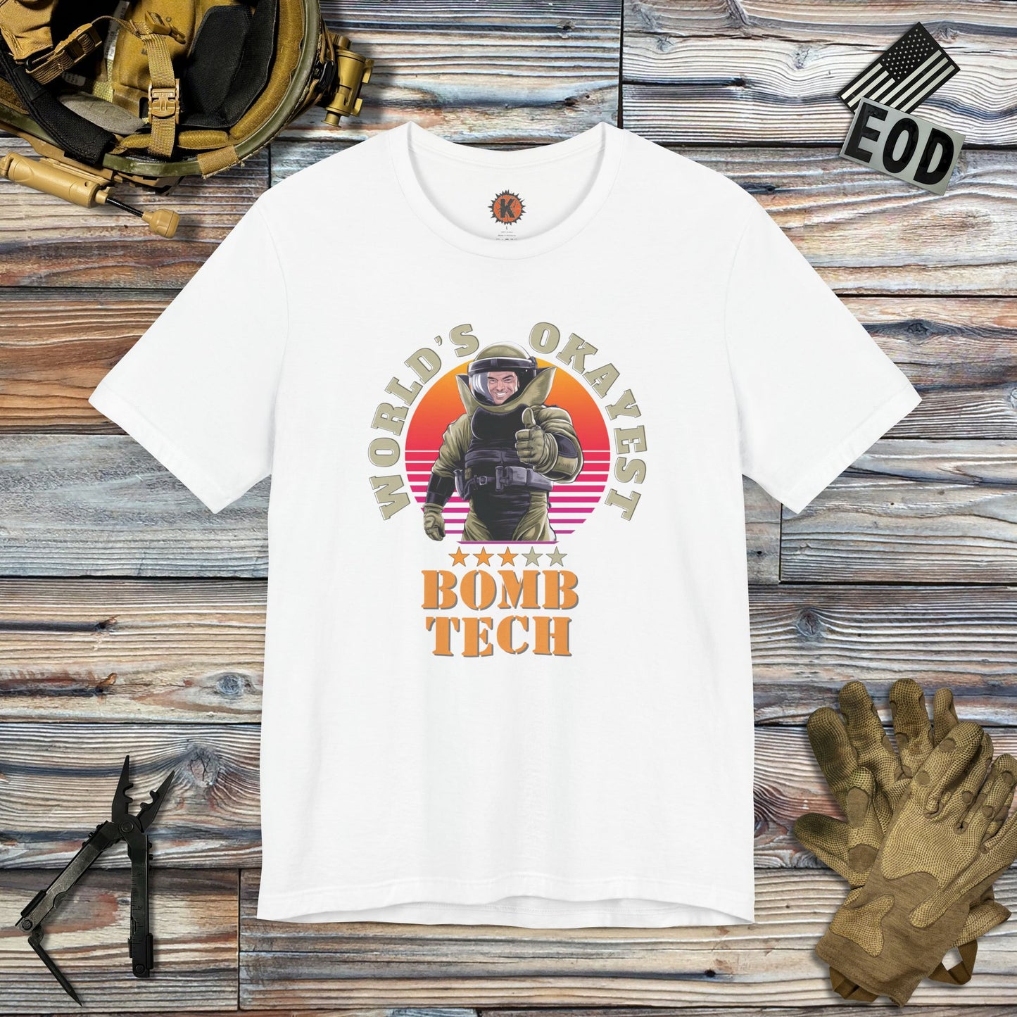 World's Okayest Bomb Tech (MK 2 Mod 1) T-Shirt