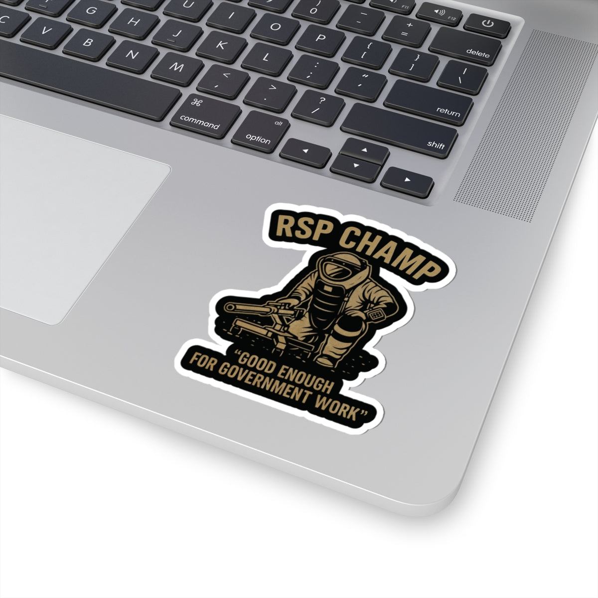 RSP Champ (Tan) Sticker