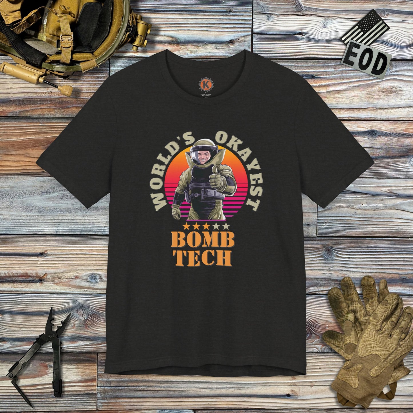 World's Okayest Bomb Tech (MK 2 Mod 1) T-Shirt