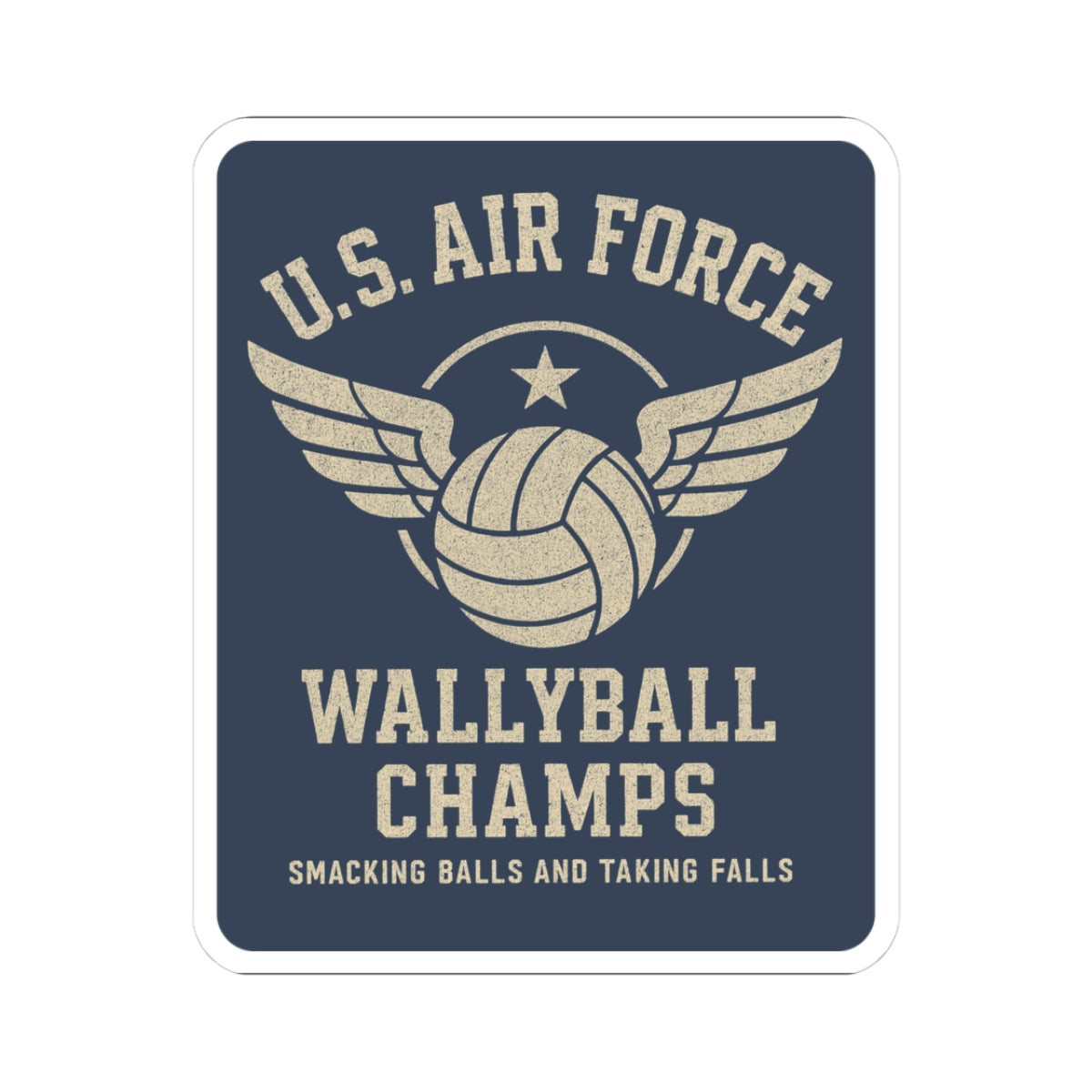 Wallyball Champs Sticker