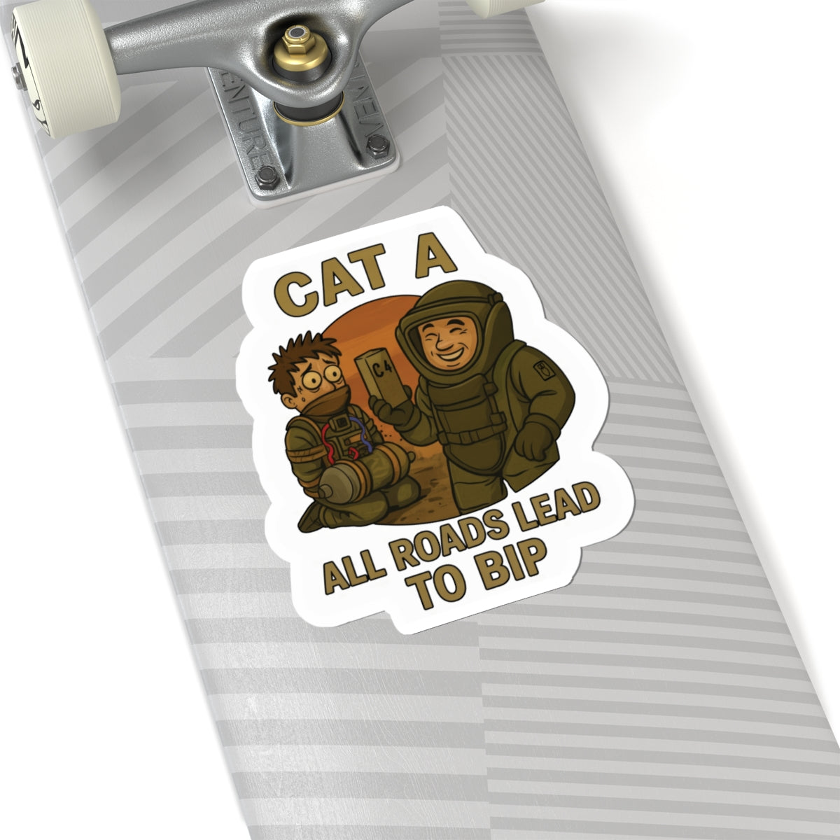Cat A Sticker