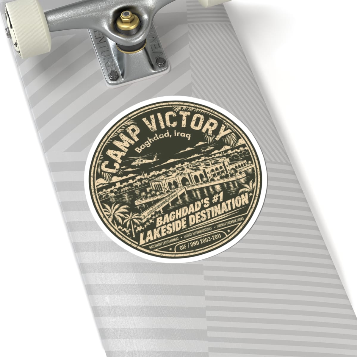 Camp Victory Lakeside Destination Sticker