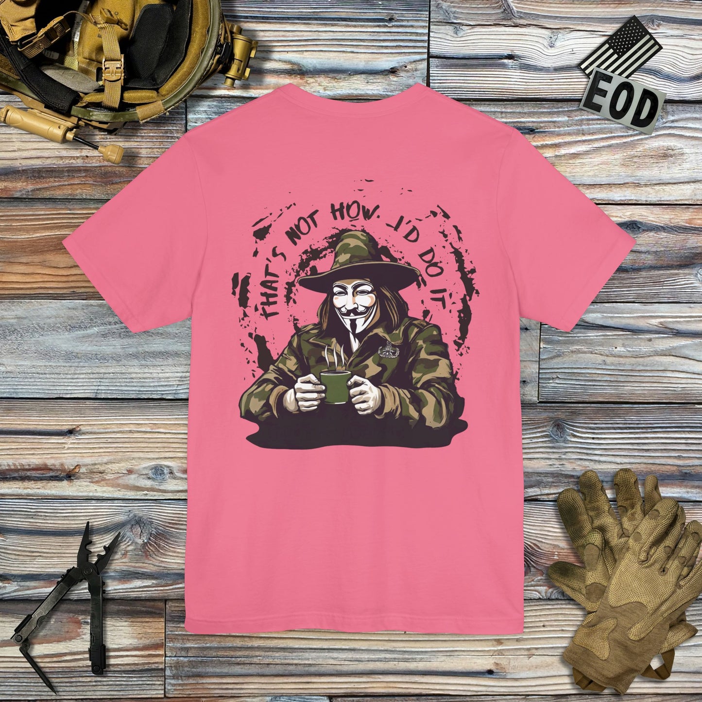What the Fawkes Says (Back Print) T-Shirt