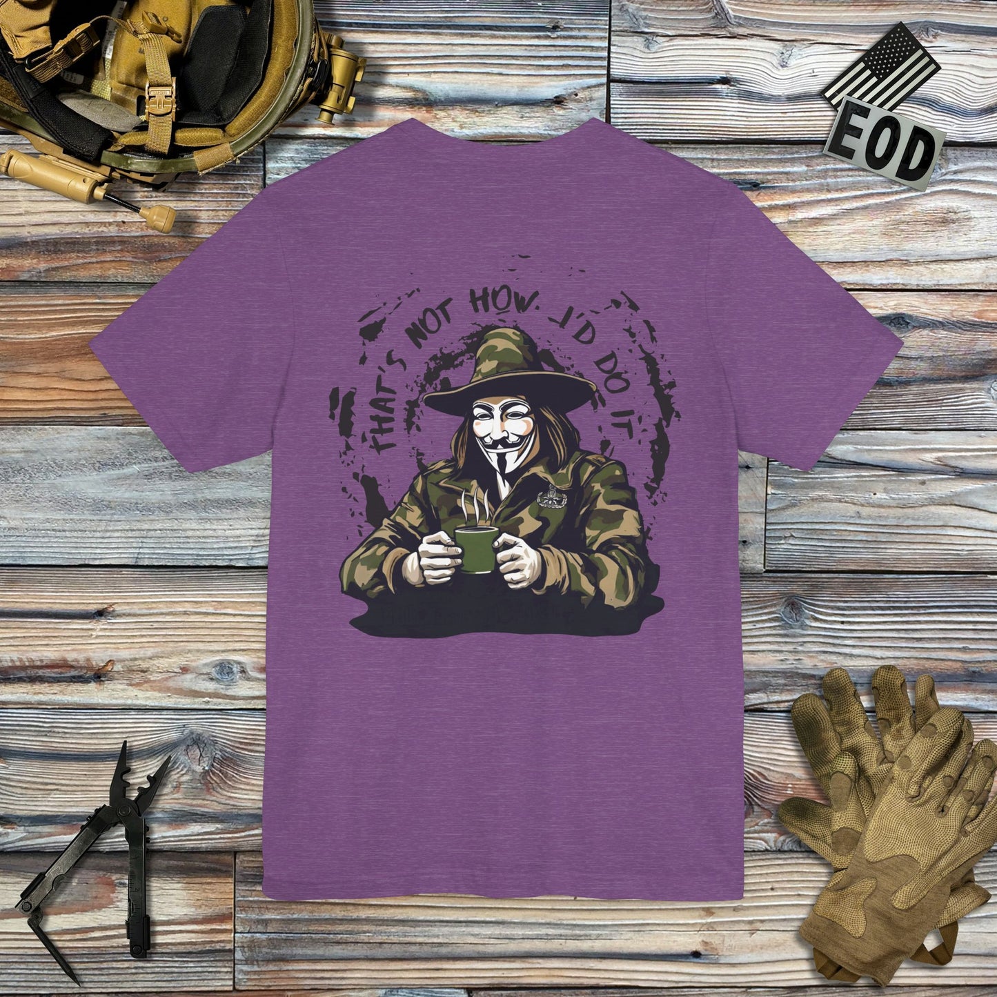 What the Fawkes Says (Back Print) T-Shirt