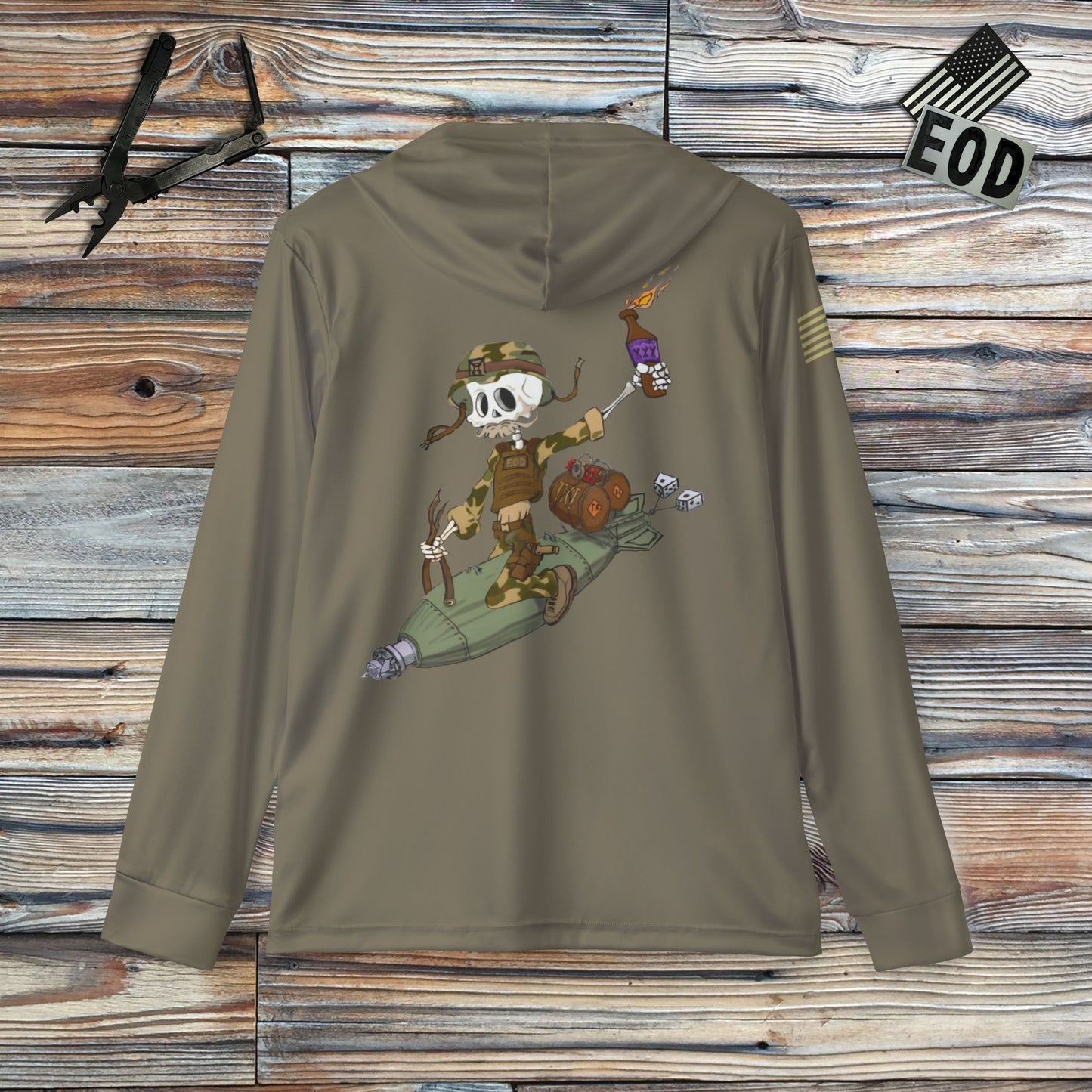 All the Way Down EOD UPF 50 Range Hoodie