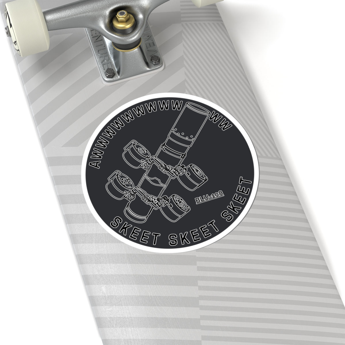 Skeet Skeet Skeet (Black) Sticker