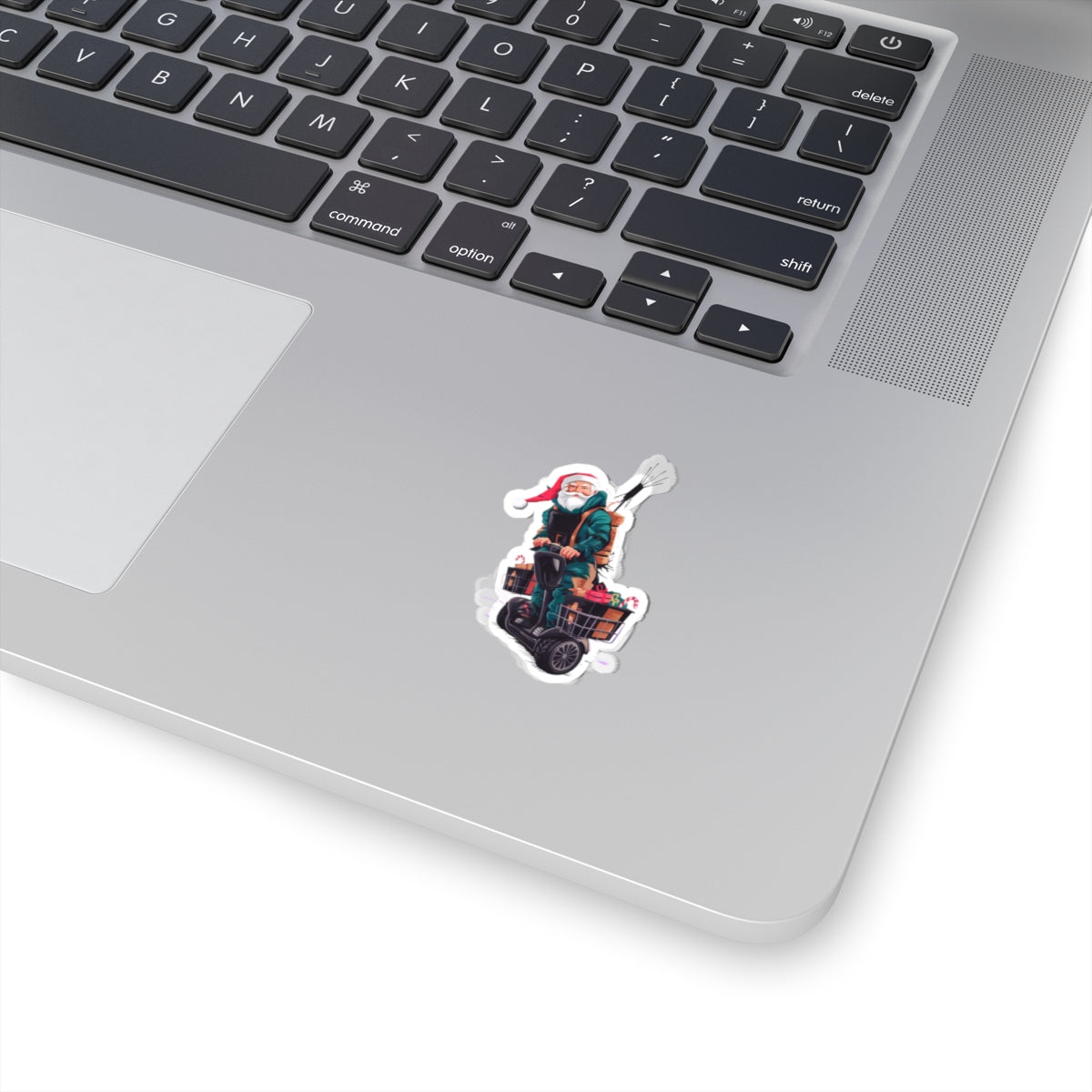 Downrange Santa Sticker