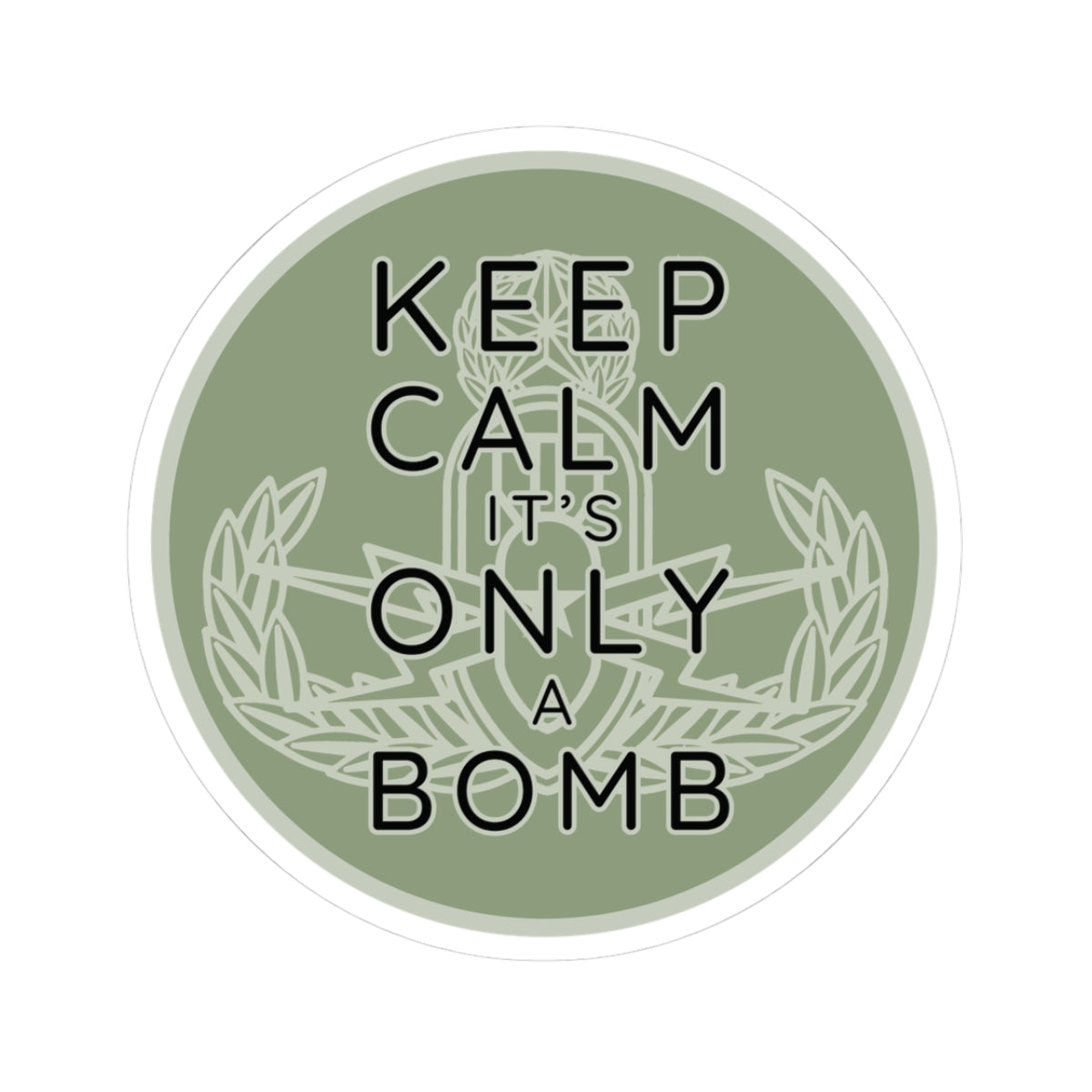 Keep Calm (Round) Sticker