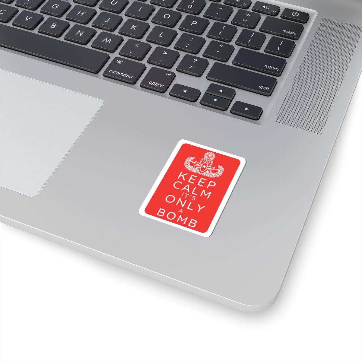 Keep Calm (Red) Sticker