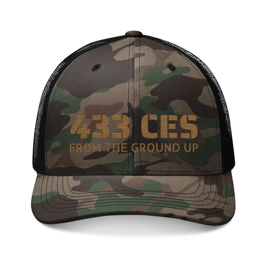 433 CES Classic Trucker Hat - Camo