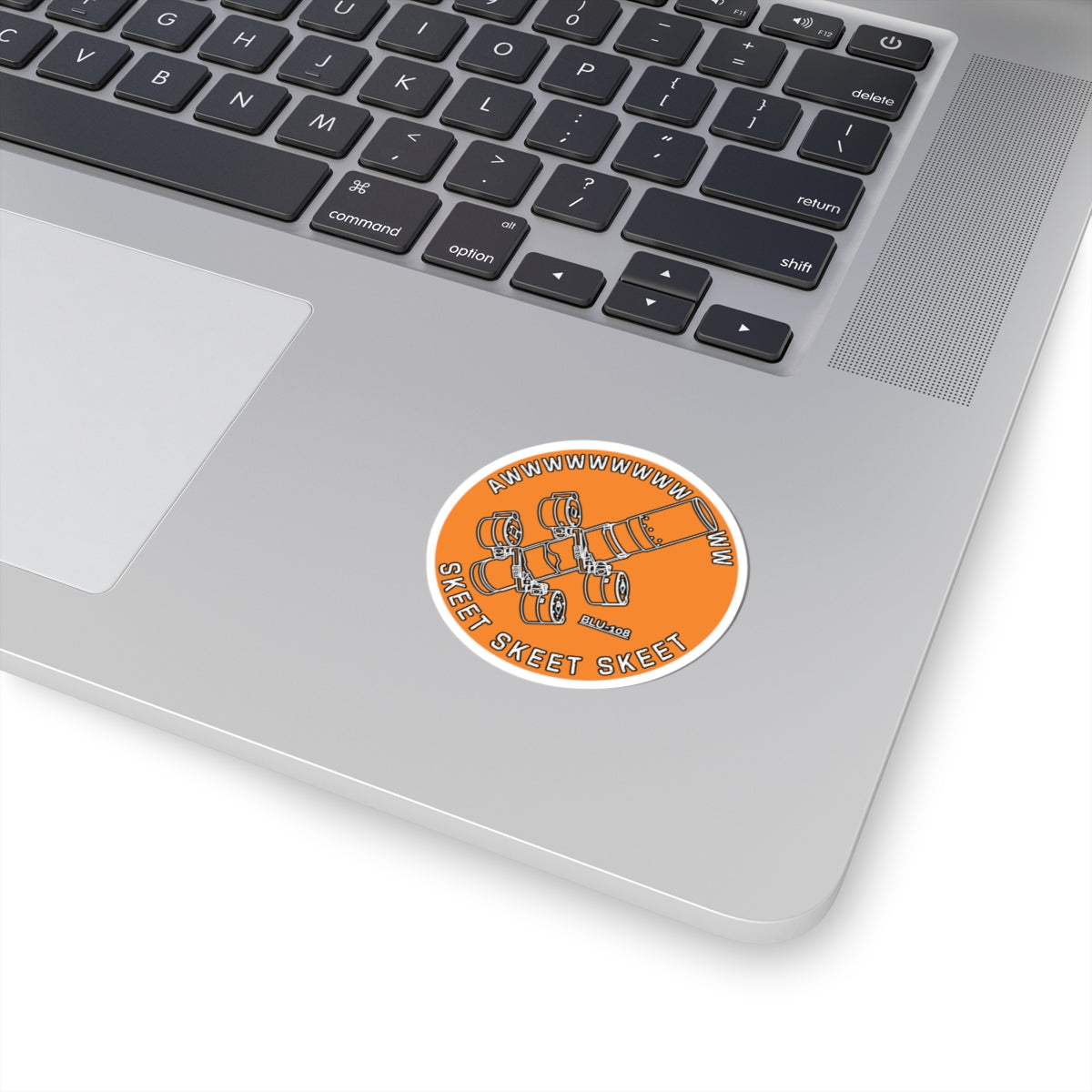 Skeet Skeet Skeet (Orange) Sticker