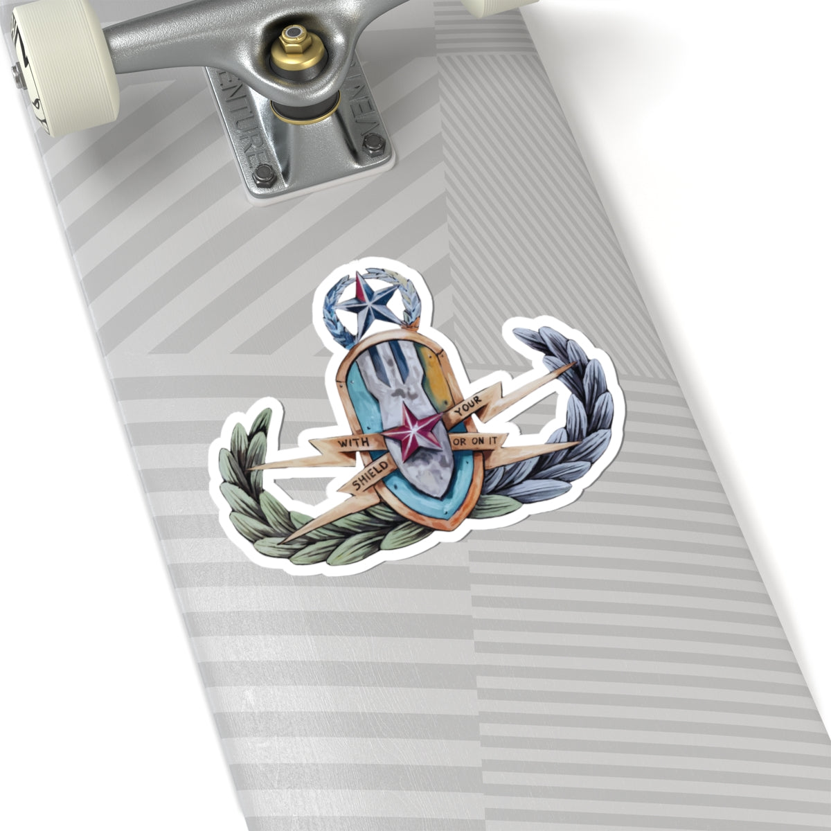 With your Shield Sticker