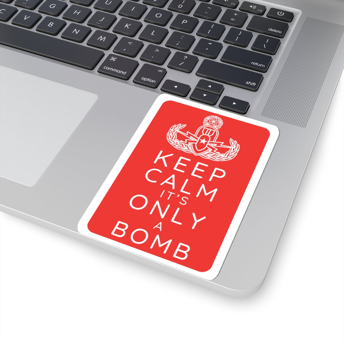 Keep Calm (Red) Sticker