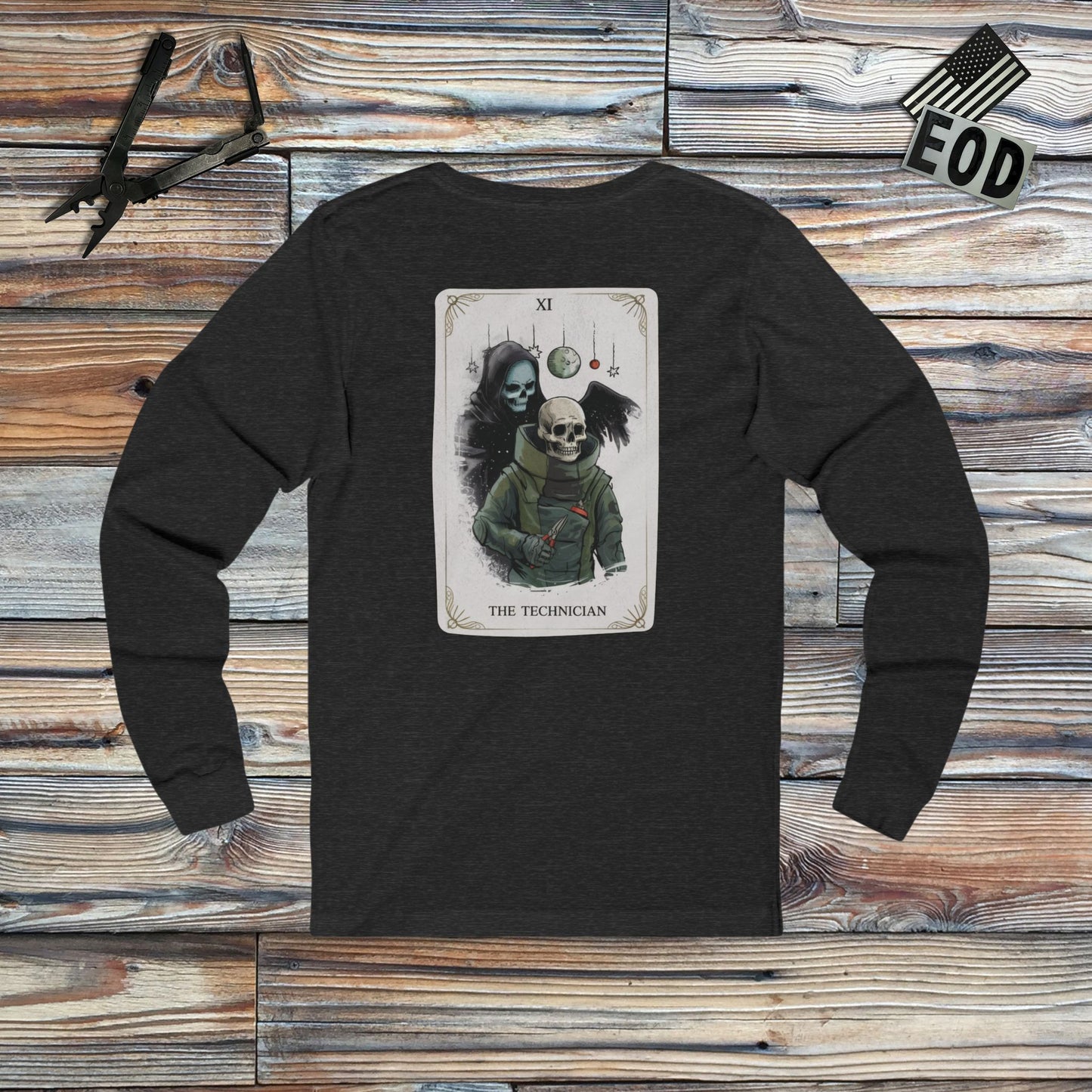 The Technician Tarot (Back Print) Long Sleeve