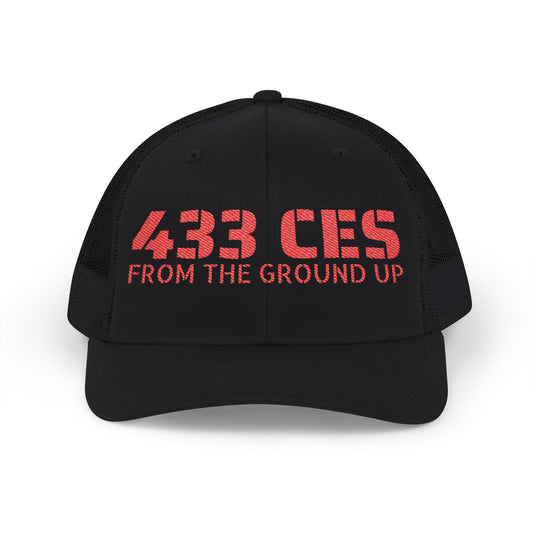 433 CES Classic Trucker Hat - Black