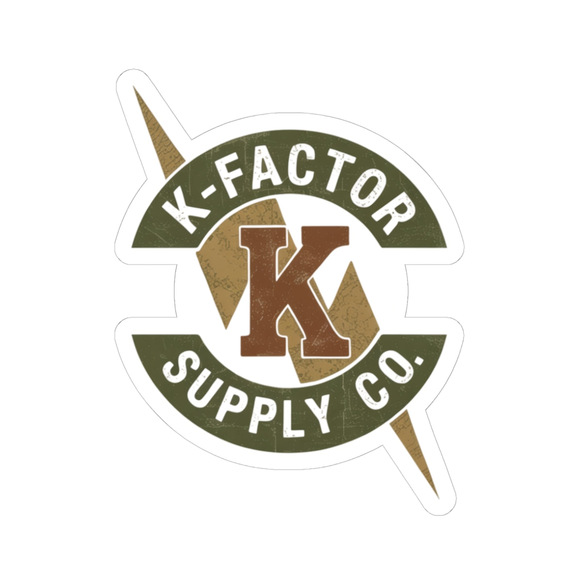 K-Factor Flash Logo Sticker