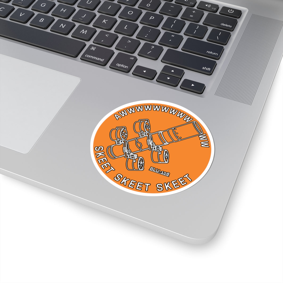 Skeet Skeet Skeet (Orange) Sticker