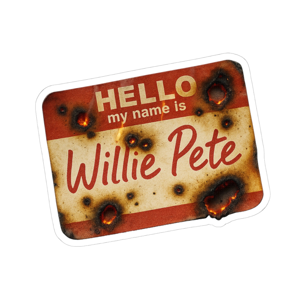 Willie Pete Intro Sticker