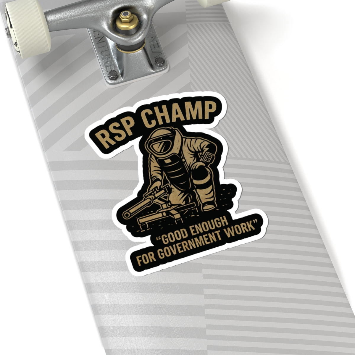 RSP Champ (Tan) Sticker