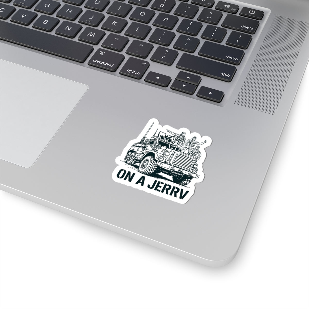 On a JERRV Sticker