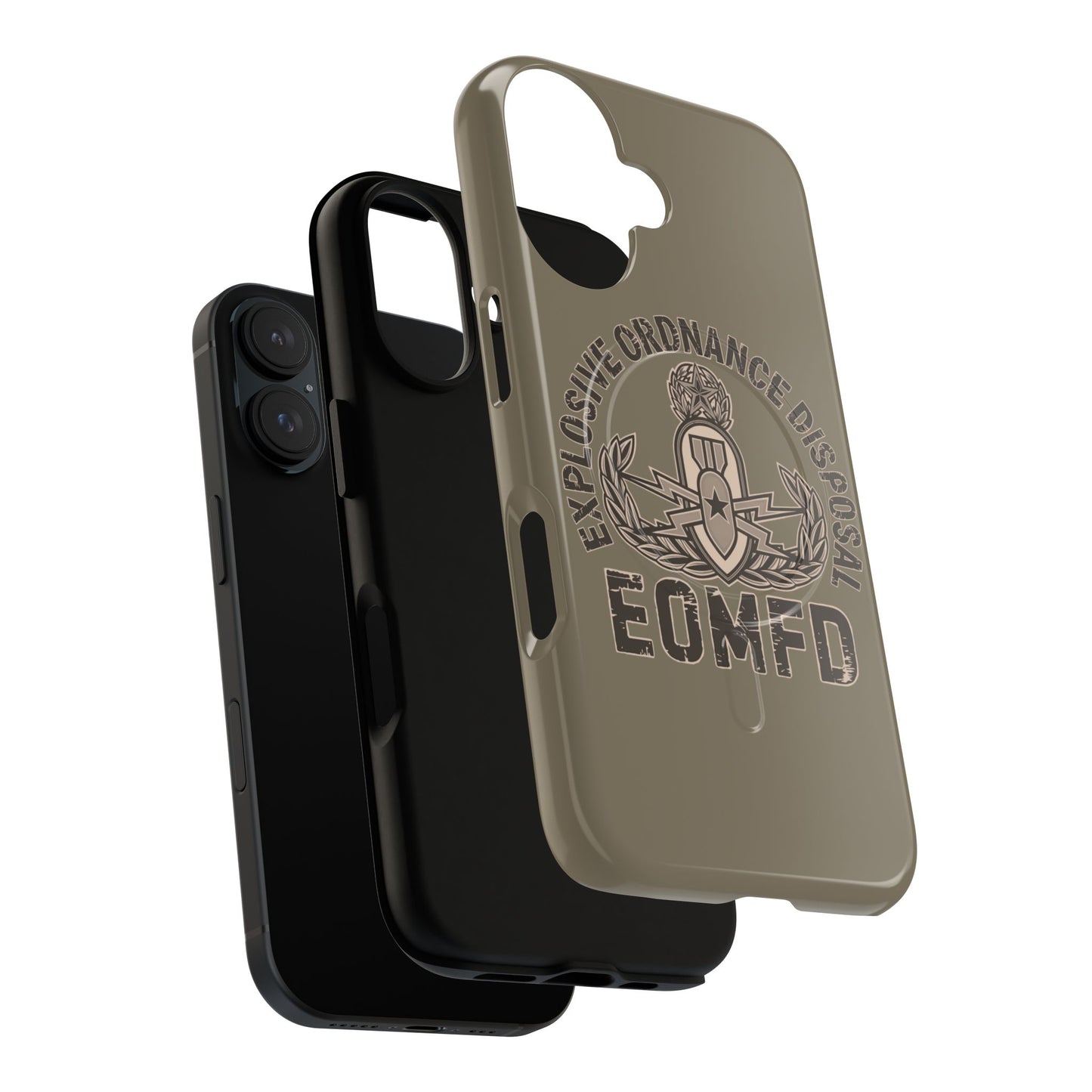 Subdued EOMFD Crab Tough Magnetic iPhone Case