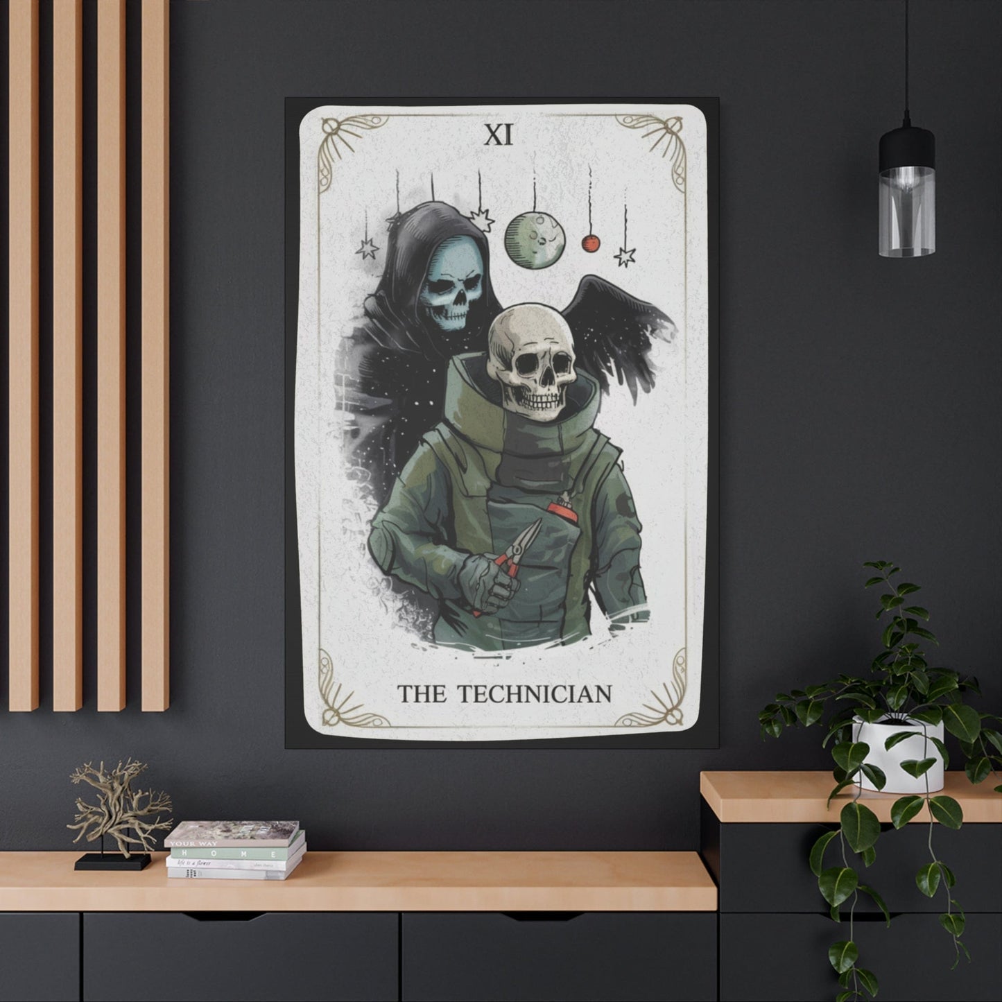 K-Factor Supply Co Canvas Wall Art: The Technician Tarot