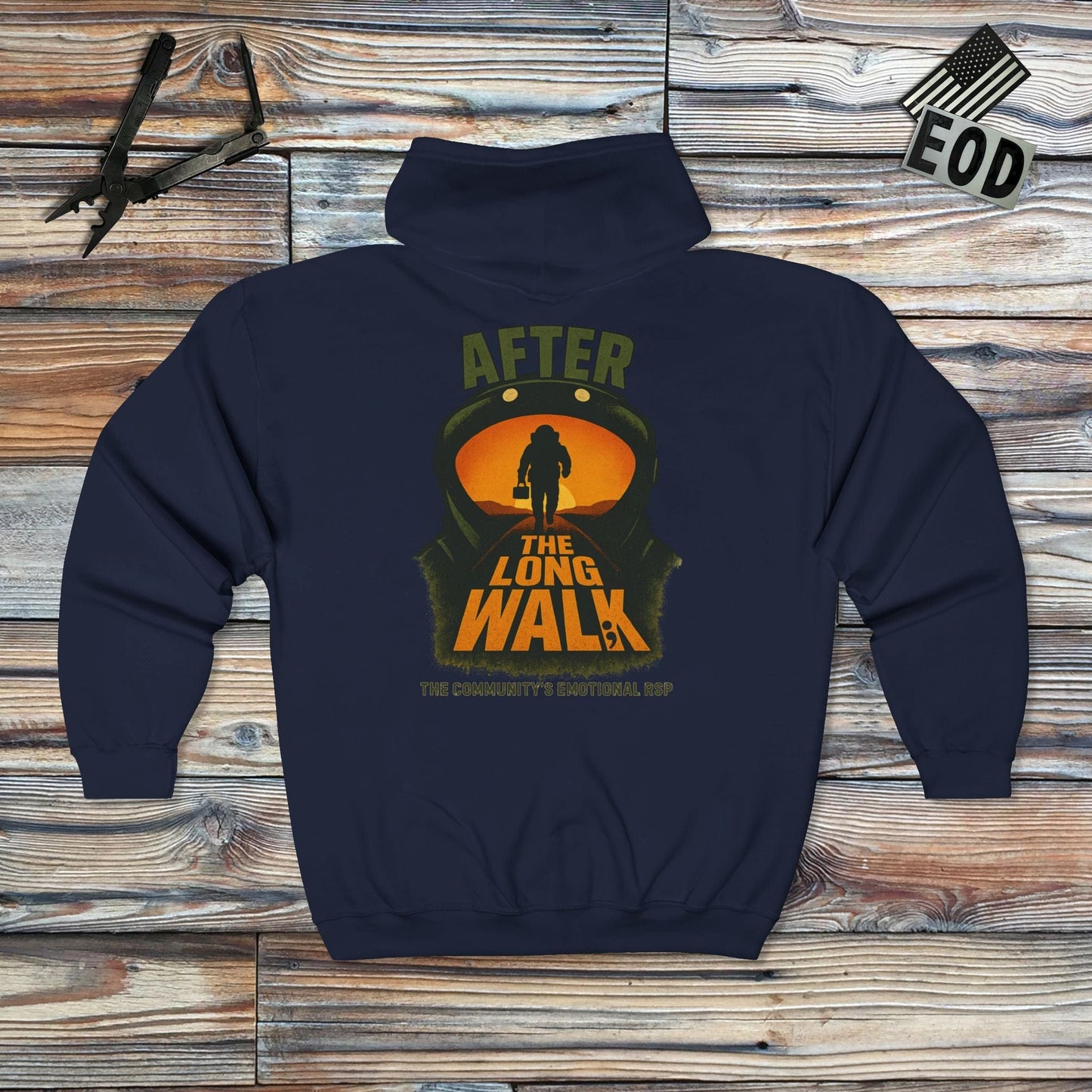 K-Factor Supply Co After the Long Walk Zipper Hoodie