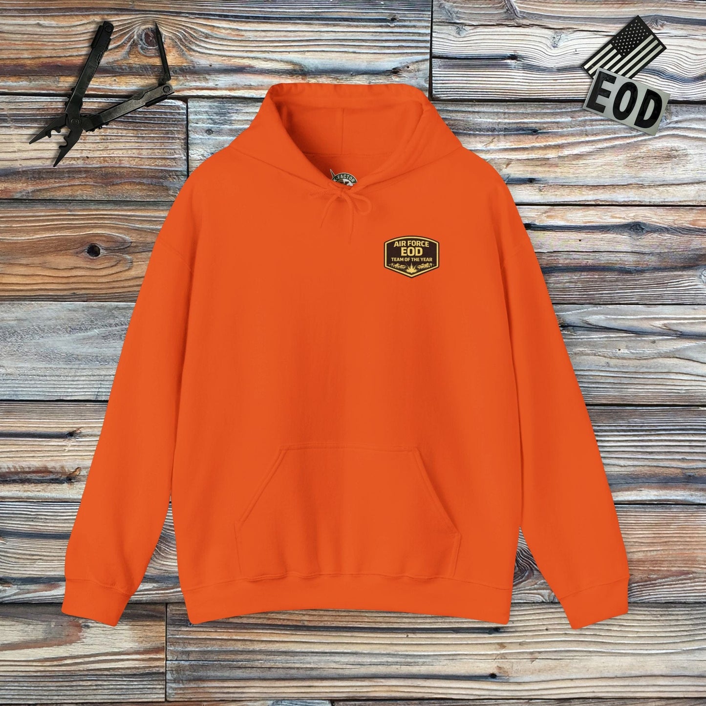 K-Factor Supply Co EOD TOTY High Altitude Hoodie (Hazard Orange)