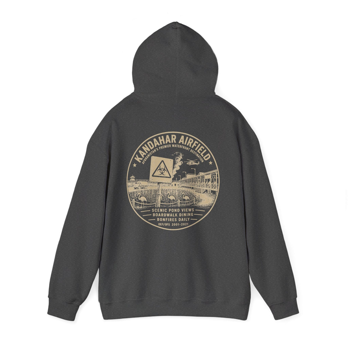 K-Factor Supply Co Kandahar Waterfront (Back Print) Hoodie