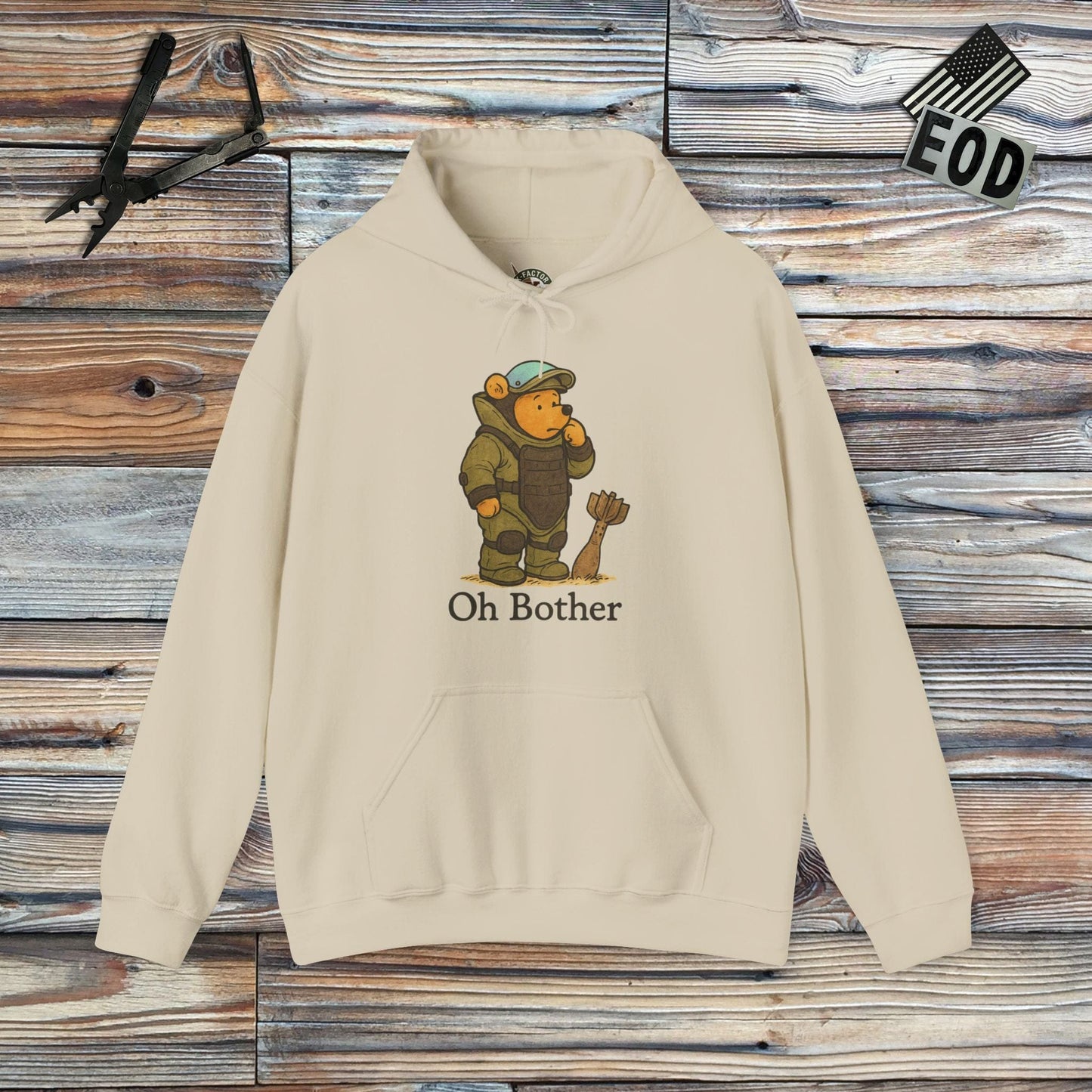 K-Factor Supply Co Oh Bother (Mk 1 Mod 1) Hoodie Sand / S