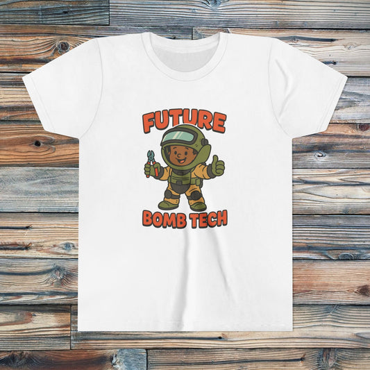 K-Factor Supply Co Kids Future Bomb Tech Mk 1 Mod 2 T-Shirt White / S